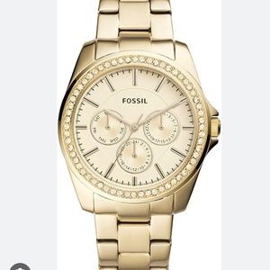 Fossil All Stainless Steel Watch Gold tone BQ1434